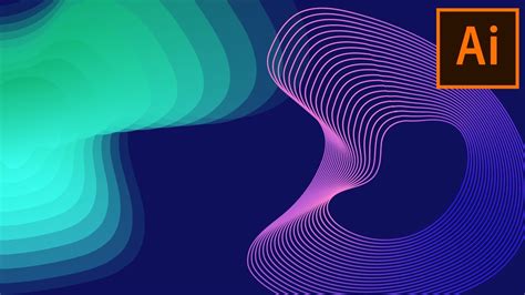 how to make a wavy gradient in illustrator
