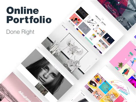 how to make a web design portfolio