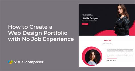 how to make a web design portfolio with no experience