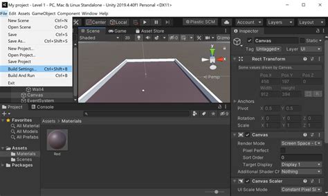 how to make a window in unity