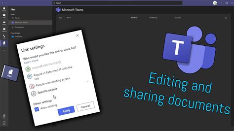 how to make a word document editable in teams