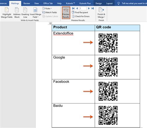 how to make a word document into a qr code