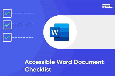 how to make a word document web accessible