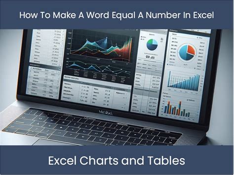 how to make a word equal a number in excel