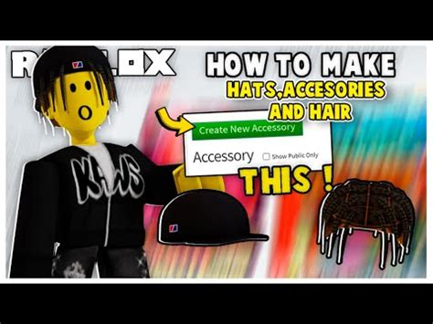 how to make accessories in roblox without blender