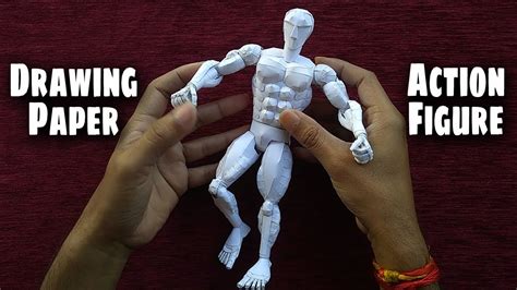 how to make action figures with paper