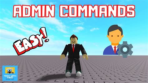 how to make admin commands in roblox studio 2024