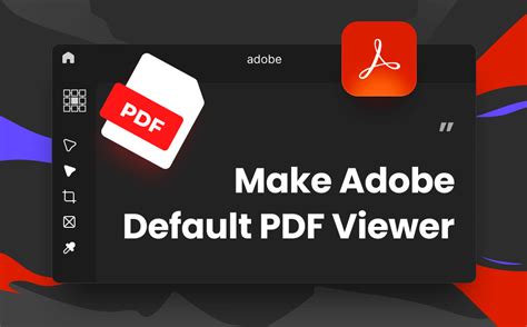 how to make adobe pdf reader default