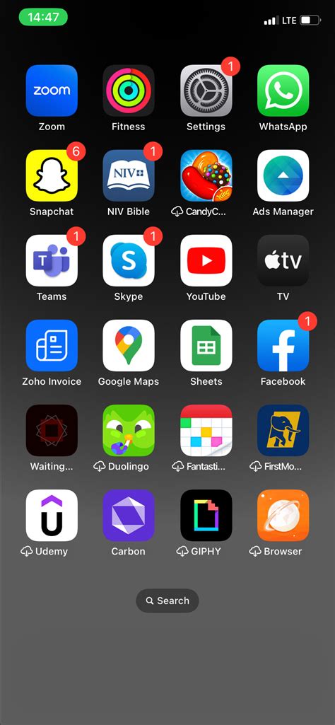 how to make all apps appear on home screen iphone