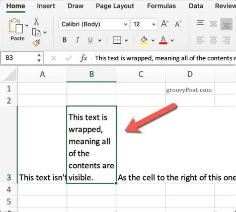 how to make all cells wrap text in excel