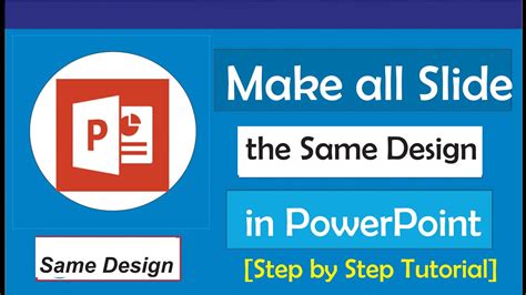 how to make all slides the same color in powerpoint