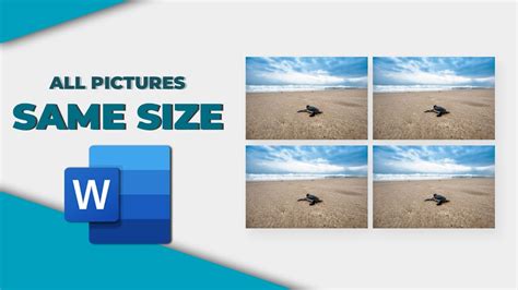 how to make all squares the same size in word