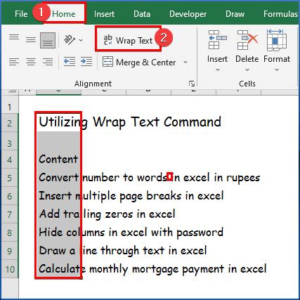how to make all words small in excel