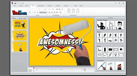 how to make an animated presentation