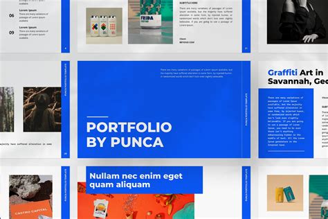 how to make an art portfolio on google slides