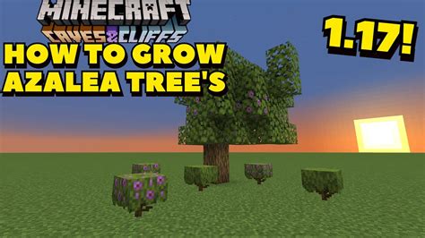 how to make an azalea tree in minecraft
