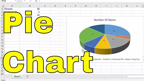 how to make an easy pie chart in excel
