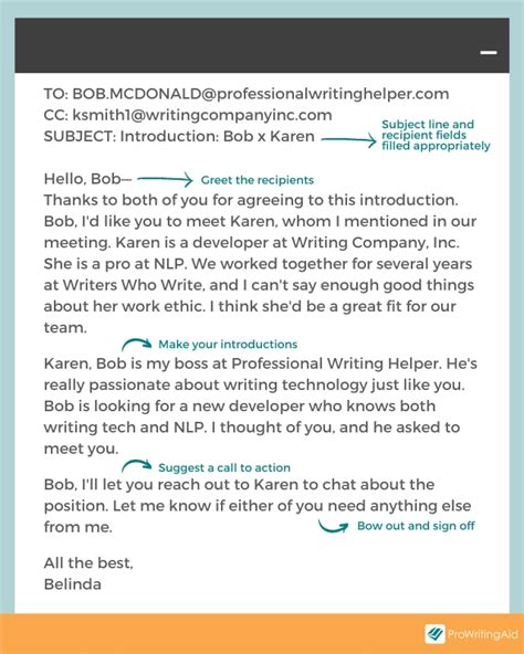 how to make an email introduction between two people
