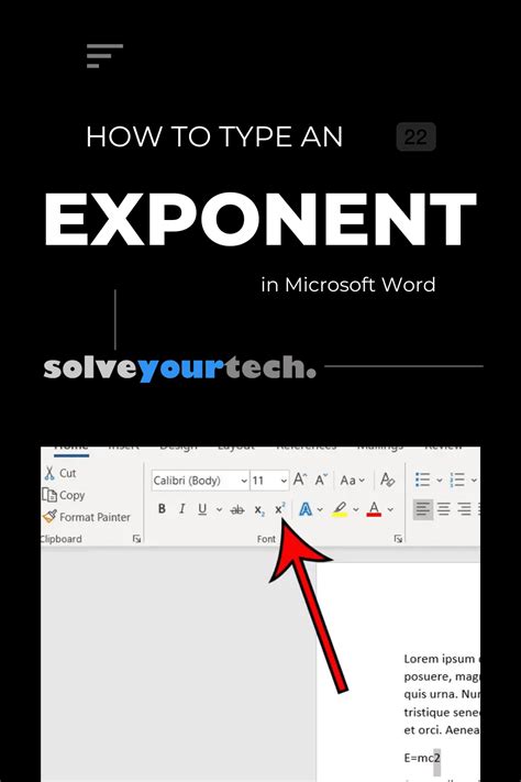 how to make an exponent in word using the keyboard
