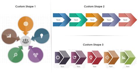 how to make an image in powerpoint using different shapes