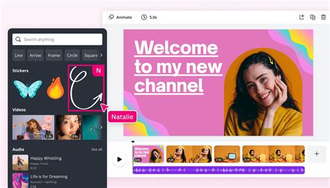 how to make an intro video on canva