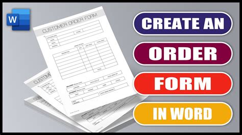 how to make an order form in microsoft forms
