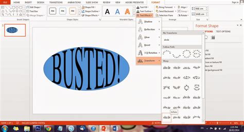 how to make an oval text box in word