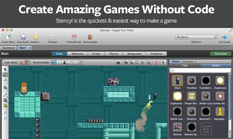 how to make android games without coding