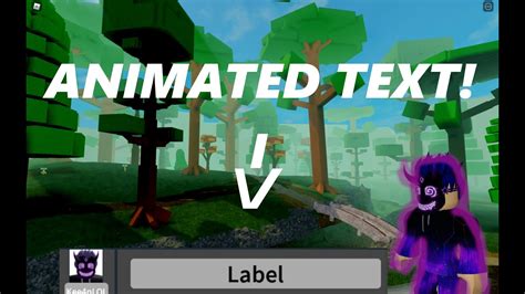 how to make animated text roblox studio