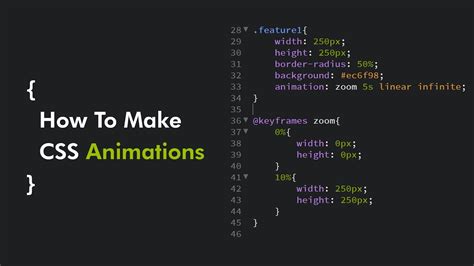 how to make animated website using html and css