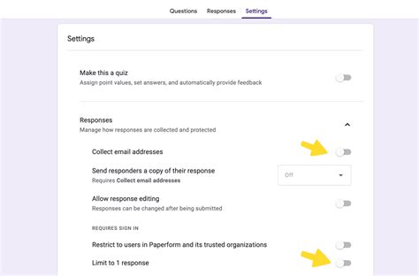 how to make anonymous survey in google forms