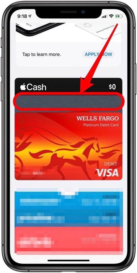 how to make another card default on apple pay