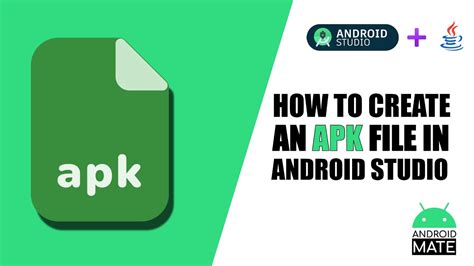 how to make apk file in android studio