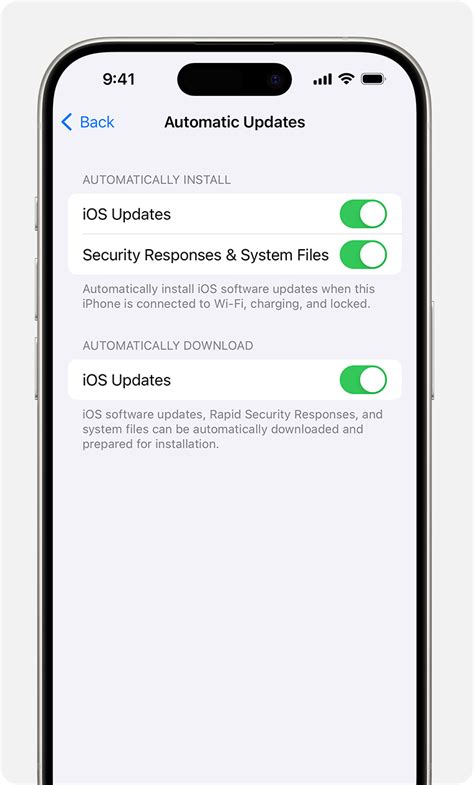 how to make apps update automatically ios