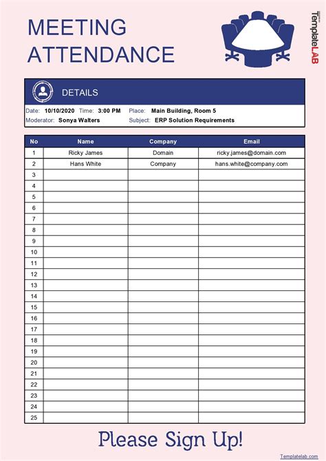 how to make attendance sheet in word