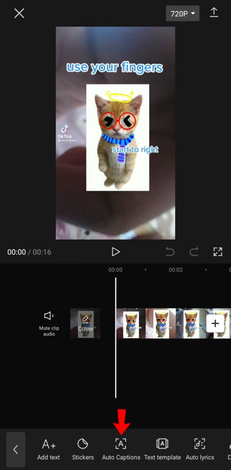 how to make auto captions all caps in capcut