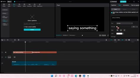 how to make auto captions in capcut pc