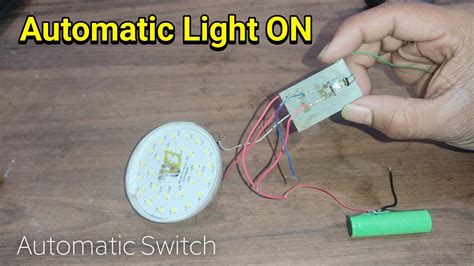 how to make automatic light on off