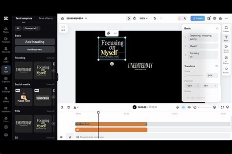 how to make automatic text in capcut