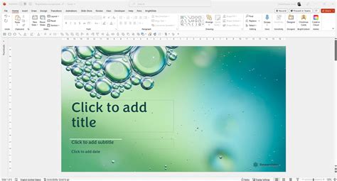 how to make background in powerpoint presentation