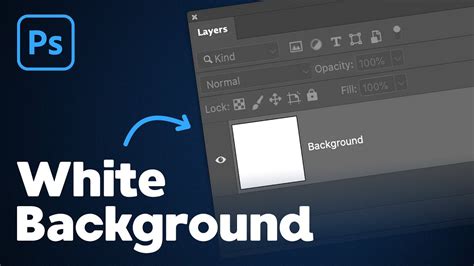 how to make background white in photoshop