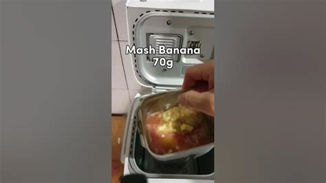 how to make banana bread in a panasonic bread maker