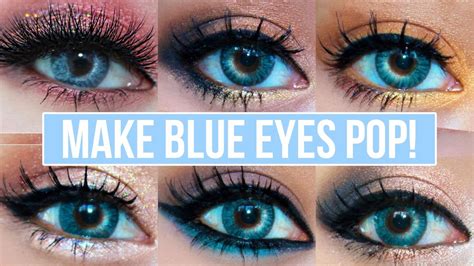 how to make blue grey eyes stand out