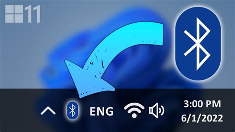 how to make bluetooth icon appear in taskbar windows 11