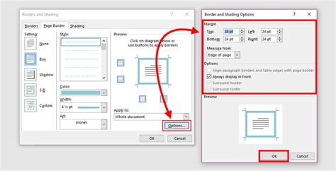 how to make border line in microsoft word 2010