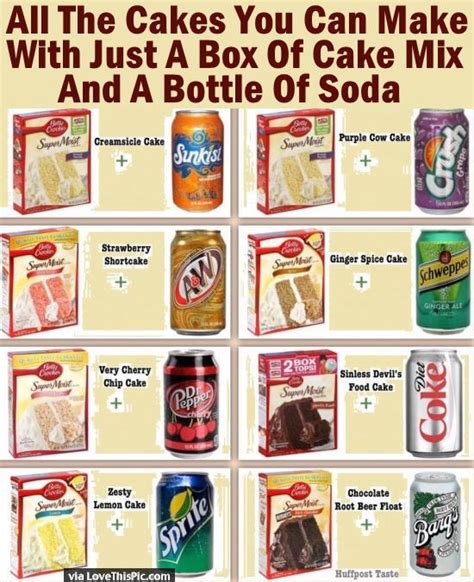 how to make box cake with soda