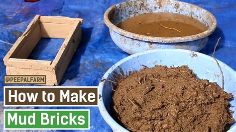 how to make bricks from mud