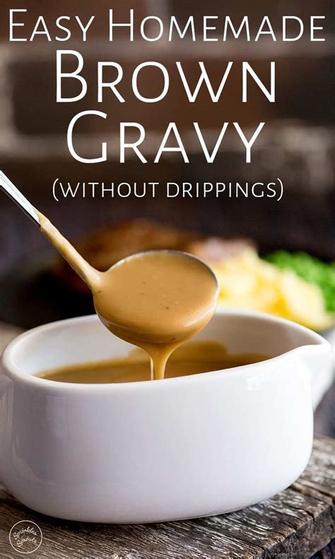how to make brown gravy from scratch with drippings