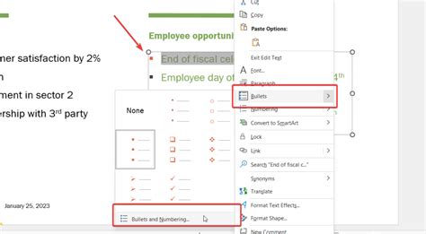 how to make bullet points same color in powerpoint
