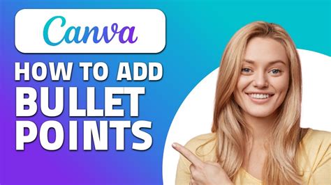 how to make bullet points white in canva